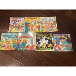 Berenstain Bears Book Lot of 7 Vintage Childrens Paperbacks Stan Jan Berenstain
